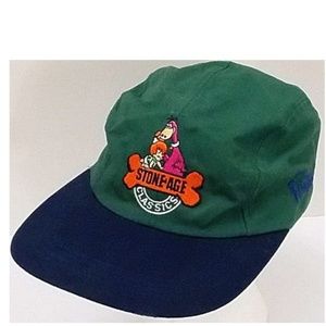 Flintstones Stone Age 5 Panel Hat Snapback Green